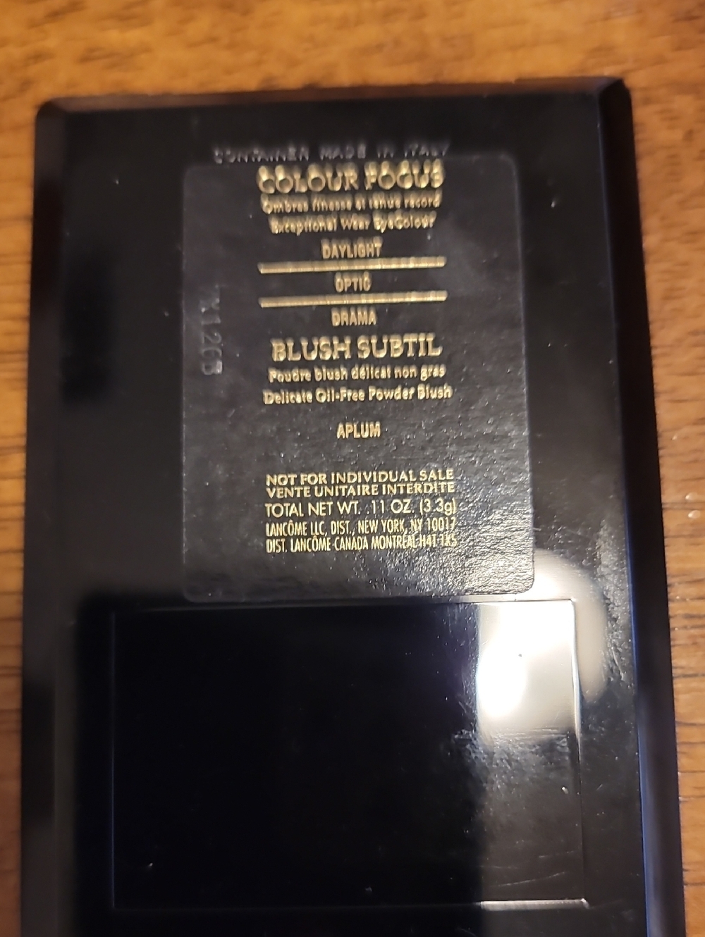 Lancome Paris Purple Eyeshadow and Blush Palette - Soft Purple, Silver, White - Picture 3 of 5